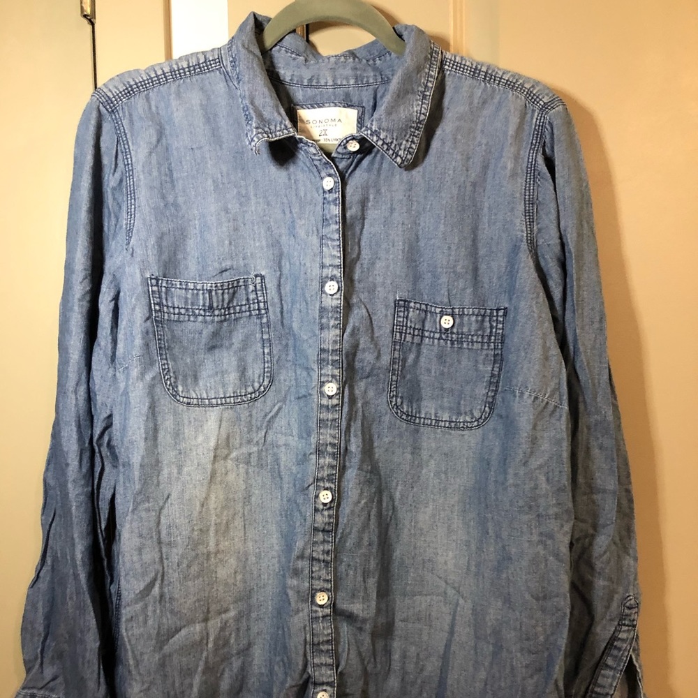 Sonoma life style denim top
